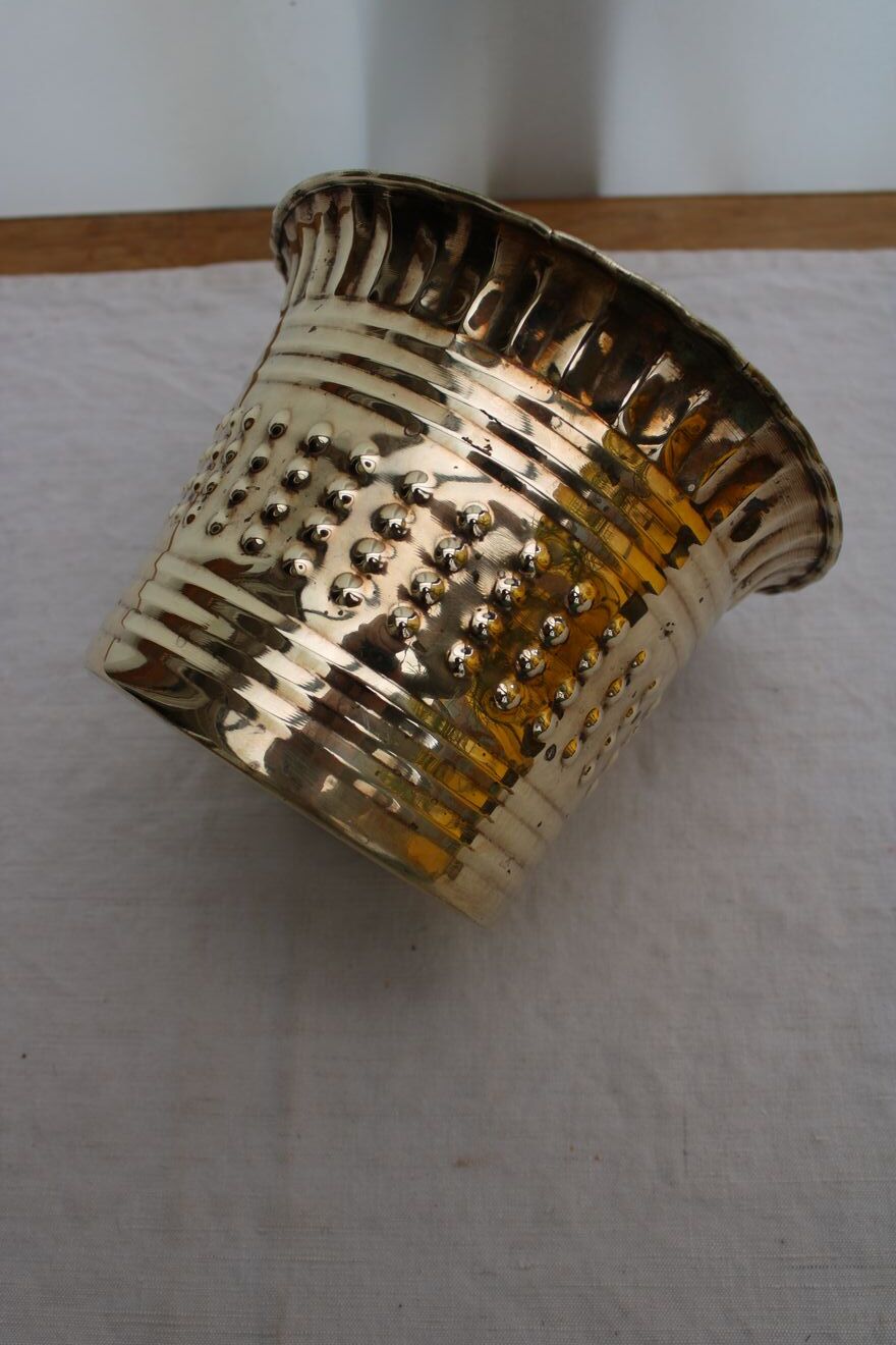 Golden pot cover