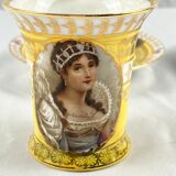Coffee cups Napoleon in porcelain early XXth