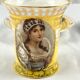 Tasses à café Napoléon en porcelaine début XXème