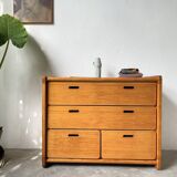 Commode pin années 1980