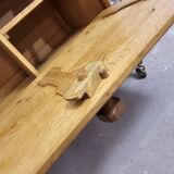 Small sideboard on wheels Guillerme and Chambron