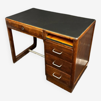 Bureau vintage plateau noir