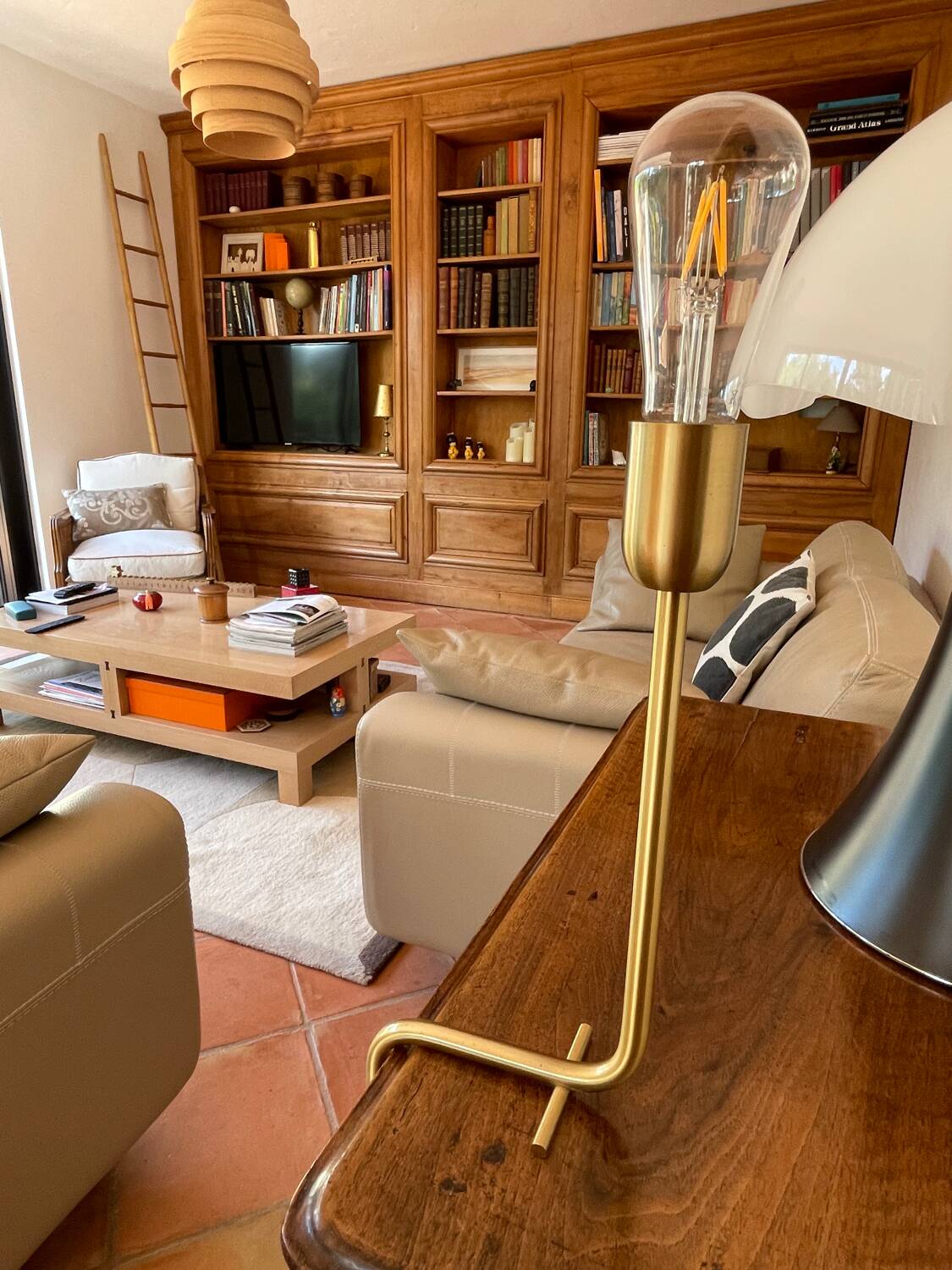 Kavalier brass lamp by Sarah Lavoine