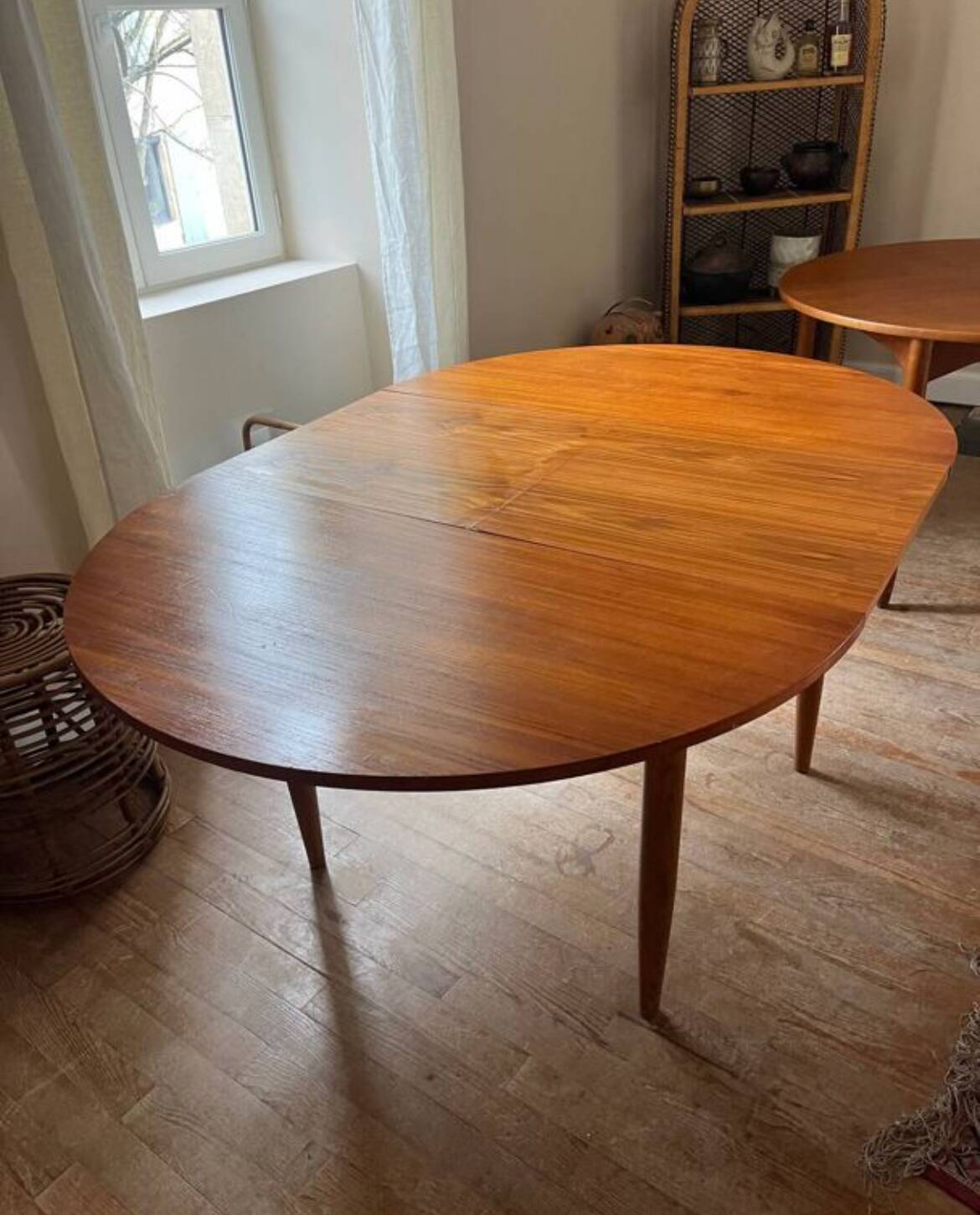 60s teak butterfly table