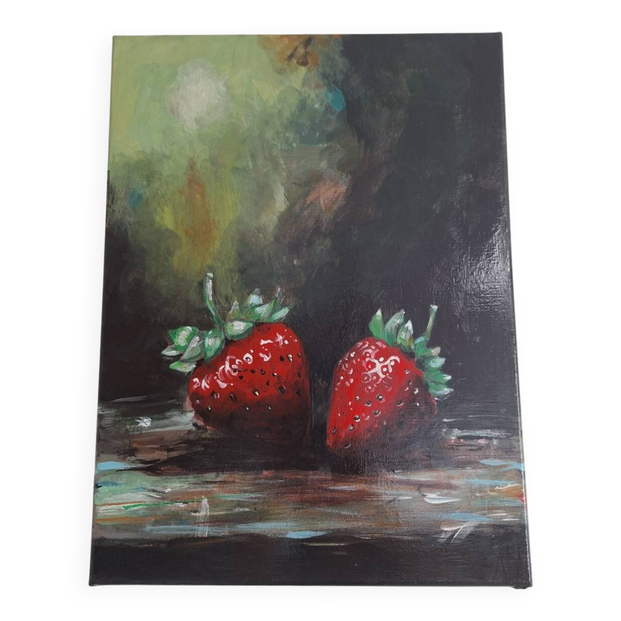 Gouache painting on canvas