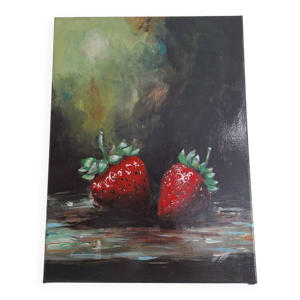 Peinture guache sur toile