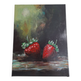 Gouache painting on canvas