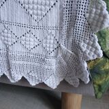 2 antique crochet bedspreads