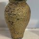 Large textured ceramic vase – 1960s/70s – H 40 cm