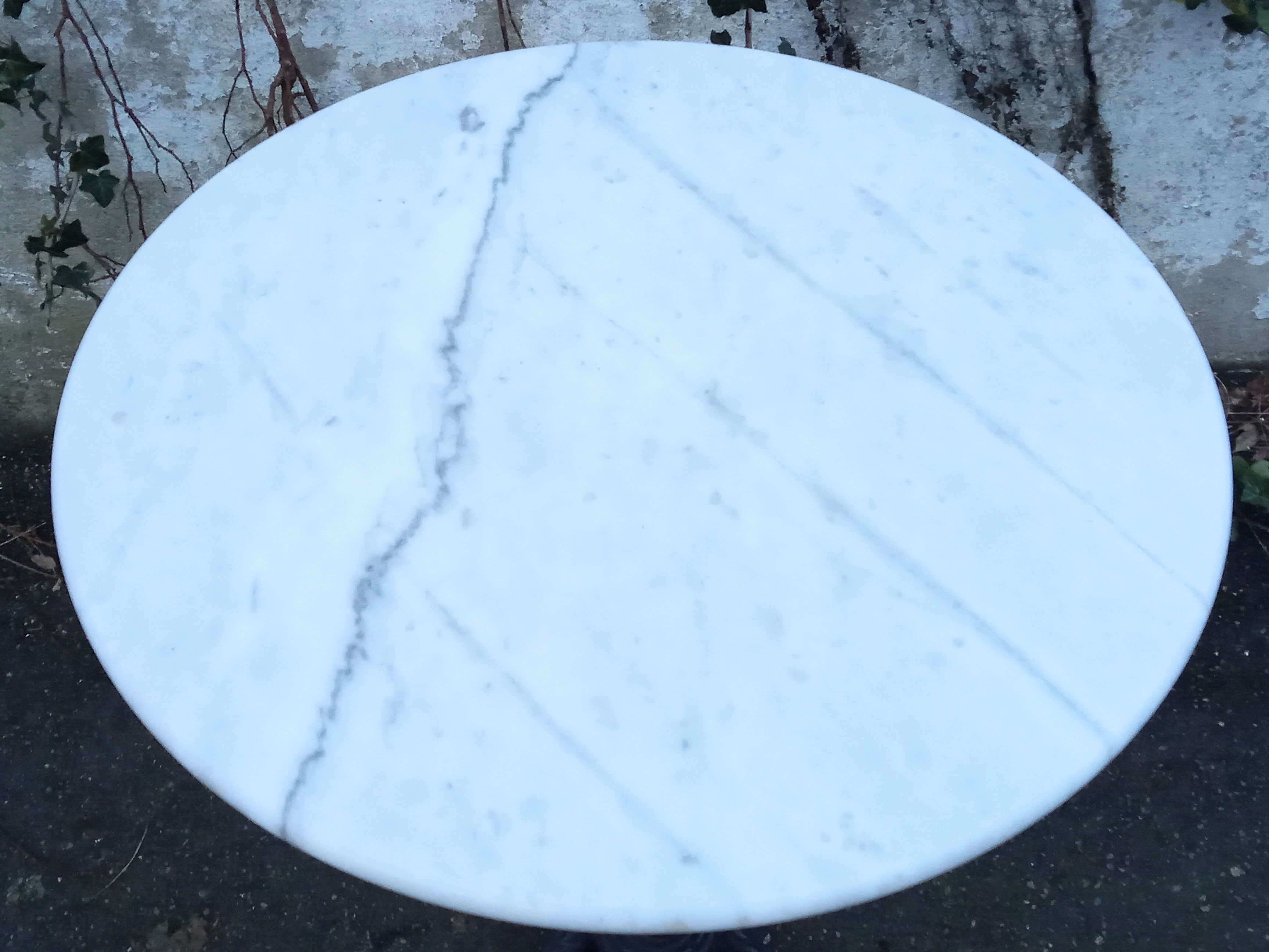 Marble bistro table