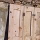Old trio of wooden screen doors
