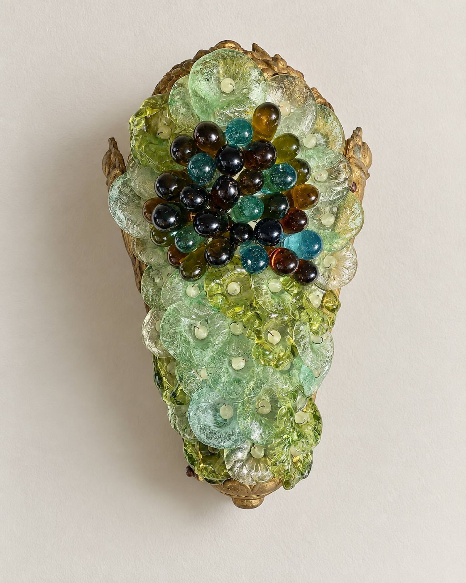 Murano glass wall sconce from the 1950s.