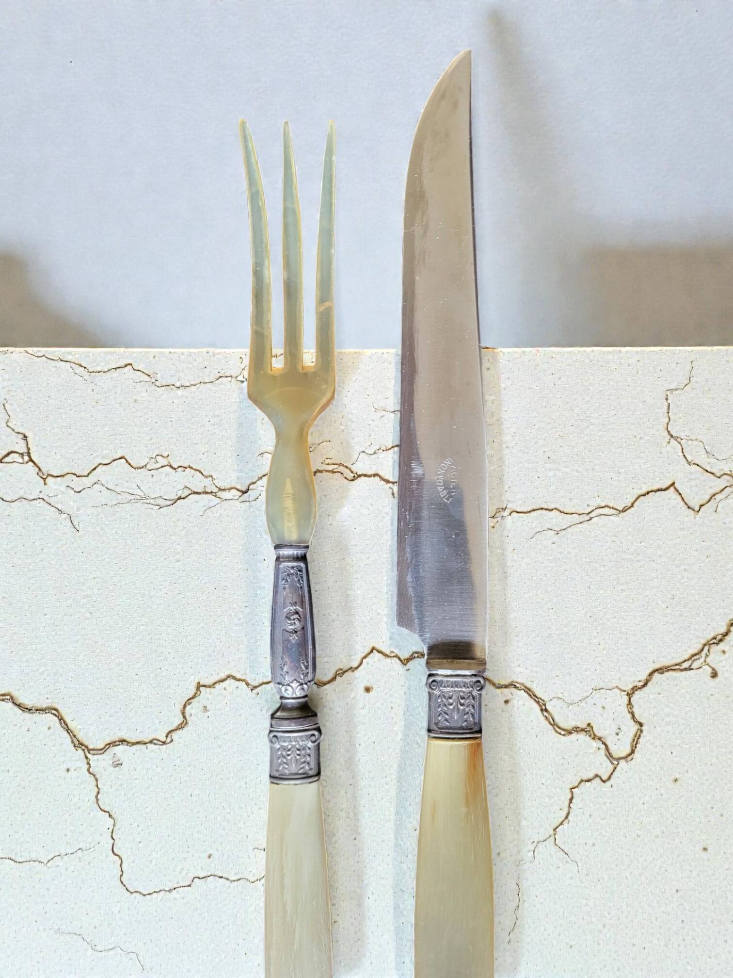 Gigot / Salad cutlery in Bakelite
