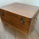 Boîte de rangement vintage en bois 1900s