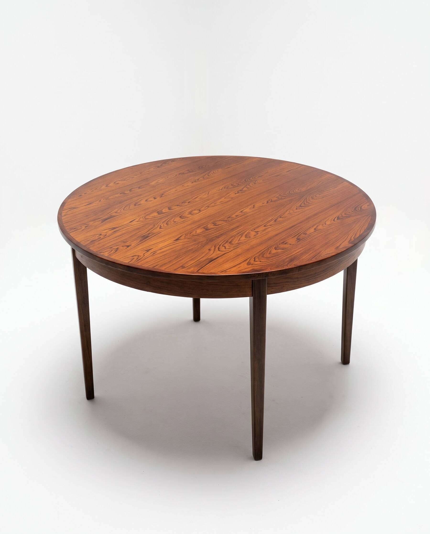 Table scandinave extensible en palissandre de Rio - 1960