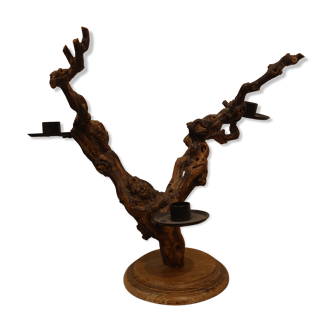 Candlestick in vine branch