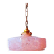 Art Deco glass pendant from Clichy in pink