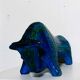 Aldo Londi Bitossi Rimini Taureau Bleu Italie, années 1960