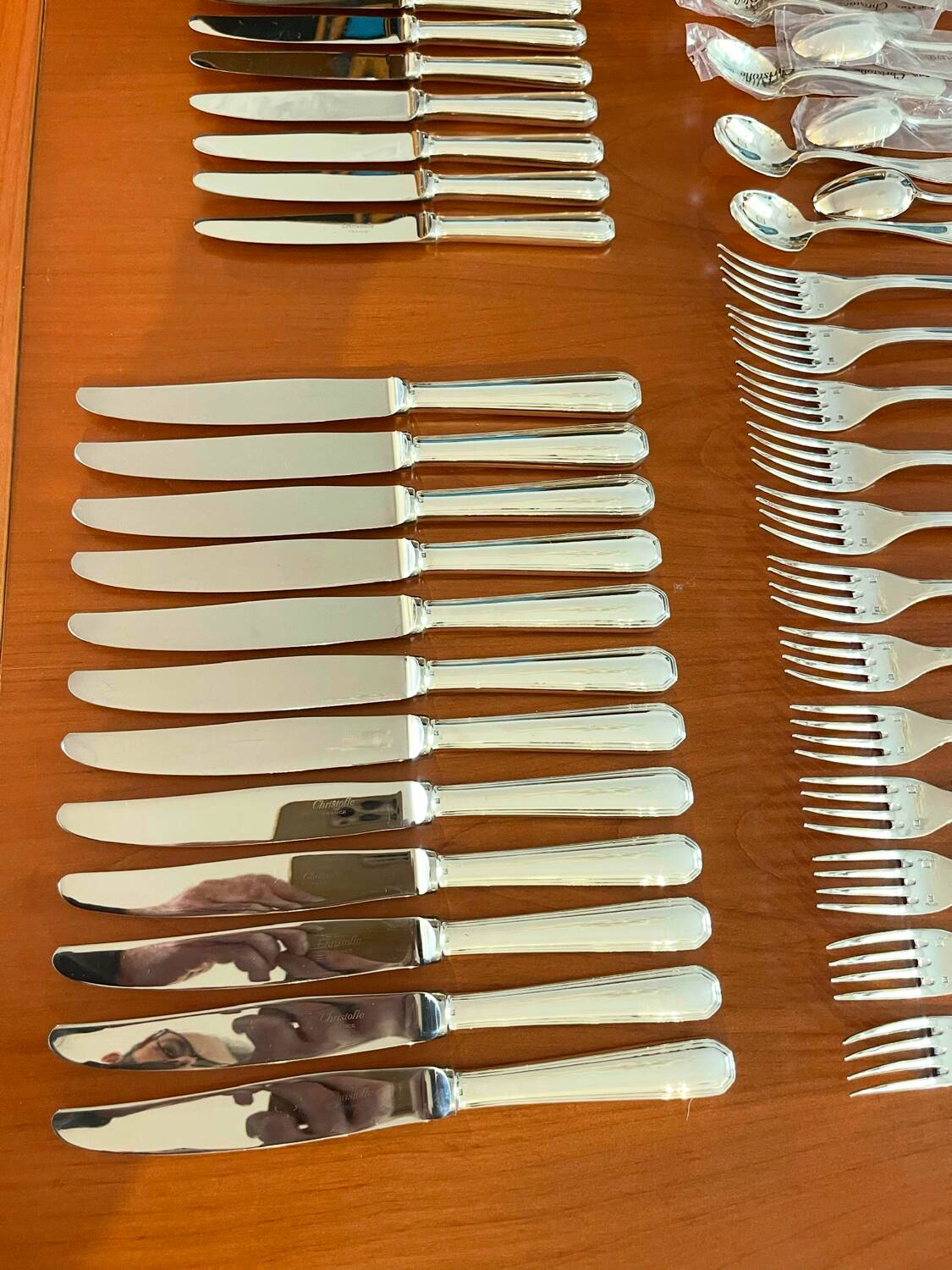 Christofle America, 60-piece cutlery set, very good condition