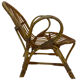 Fauteuil en rotin par Dirk van Sliedregt Rohe Noordwolde 1960 aux Pays-Bas