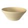French Vintage Ribbed Ceramic Salad Bowl | Ivory Cream | Digoin Sarreguemin