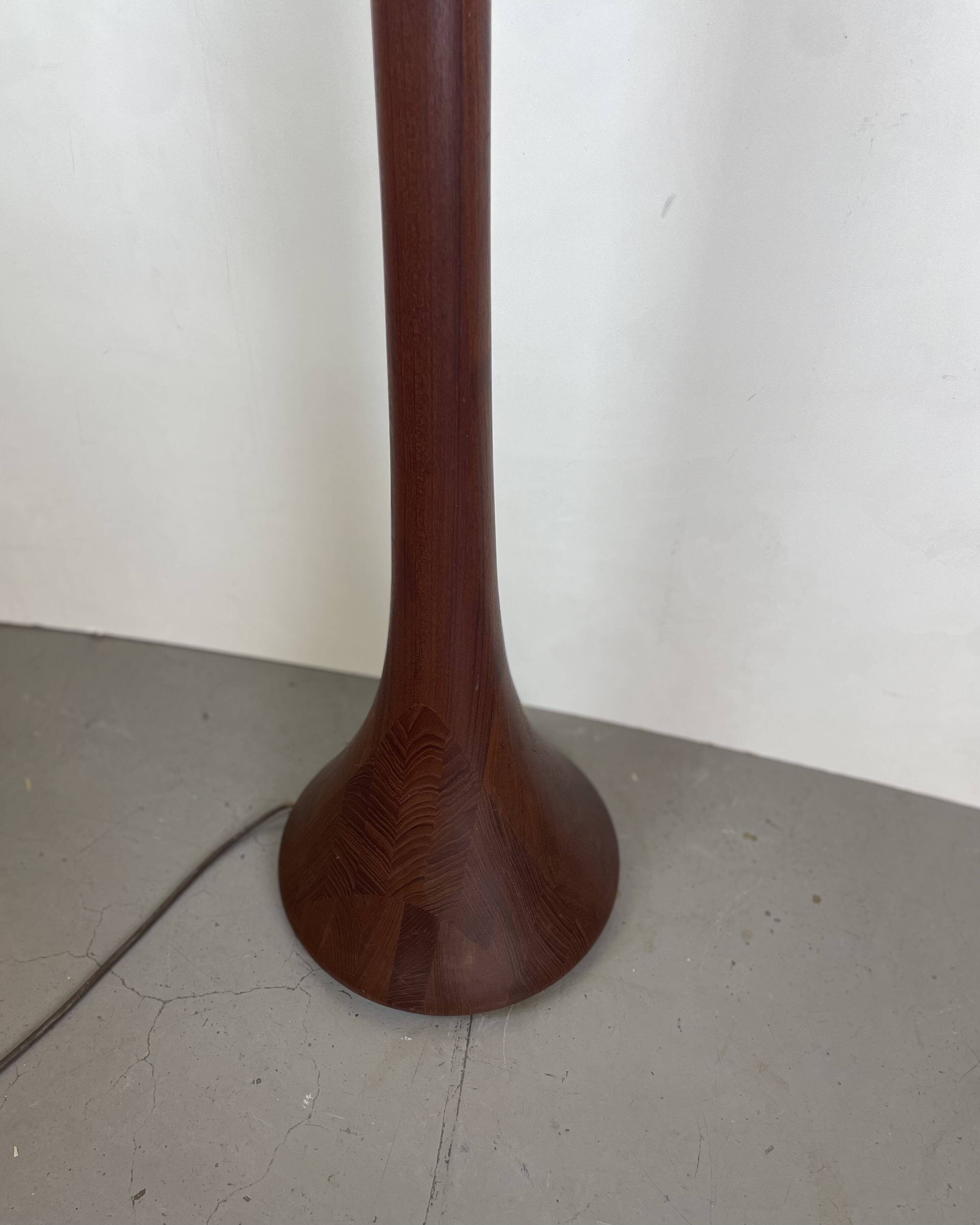 Mid-Century Teak Floor Lamp by Kirk, Denmark, 1960s