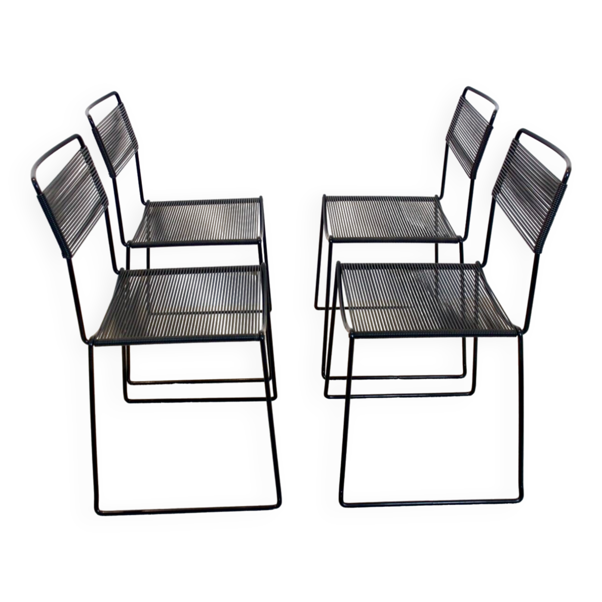 Ensemble de chaises Spaghetti, Italie