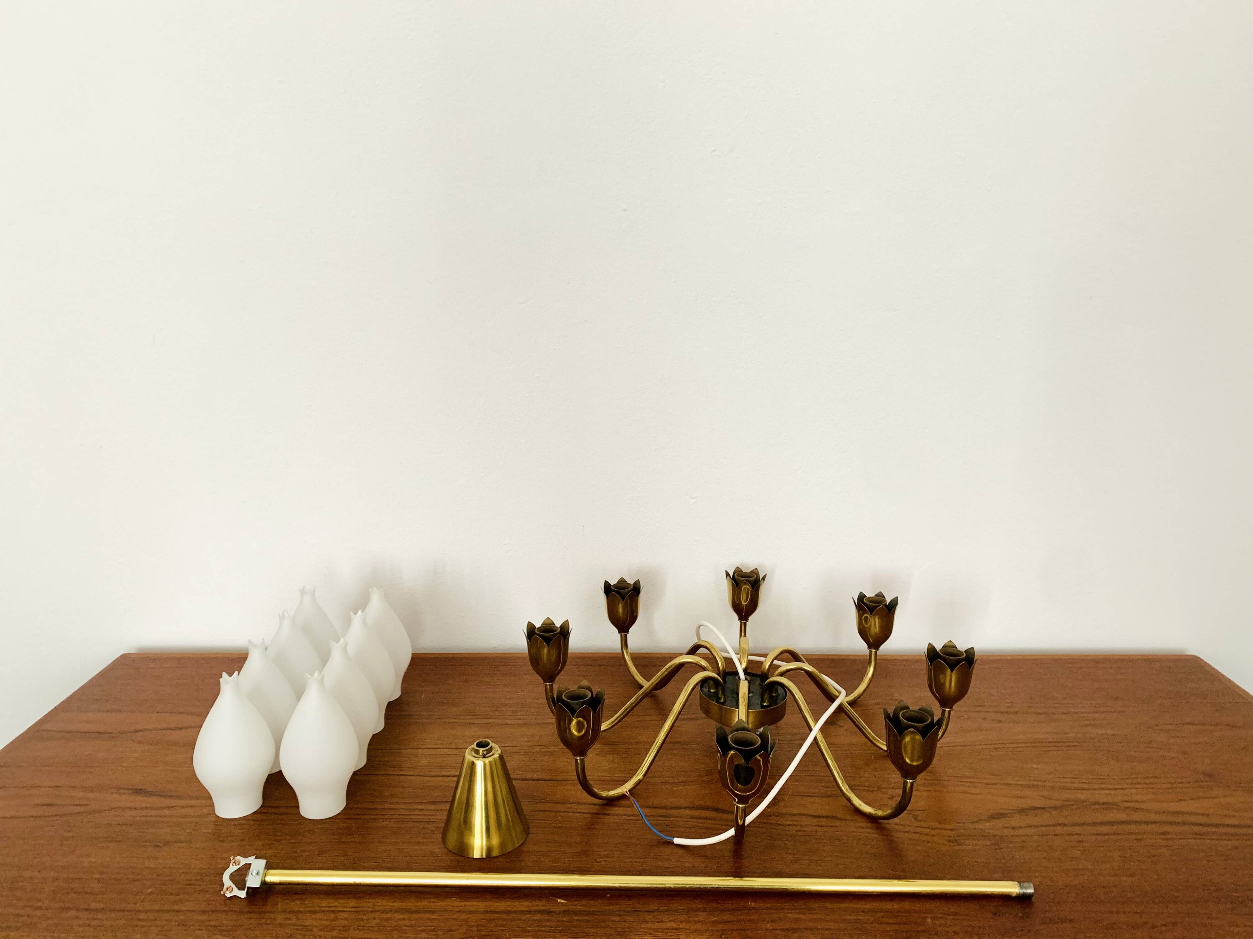 Brass Chandelier by Fog and Morup
