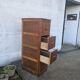 Vintage office furniture for hanging files.