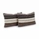 Set of 2 vintage kilim cushion covers 41x61 cm