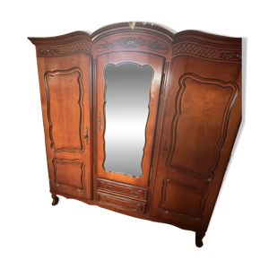 Armoire en bois massif - merisier