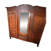 Armoire en bois massif merisier