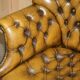Vintage Leather Chesterfield Director's Armchair