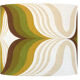 Lampshade caraibes reverso h36 d40 - vintage fabric 1970's