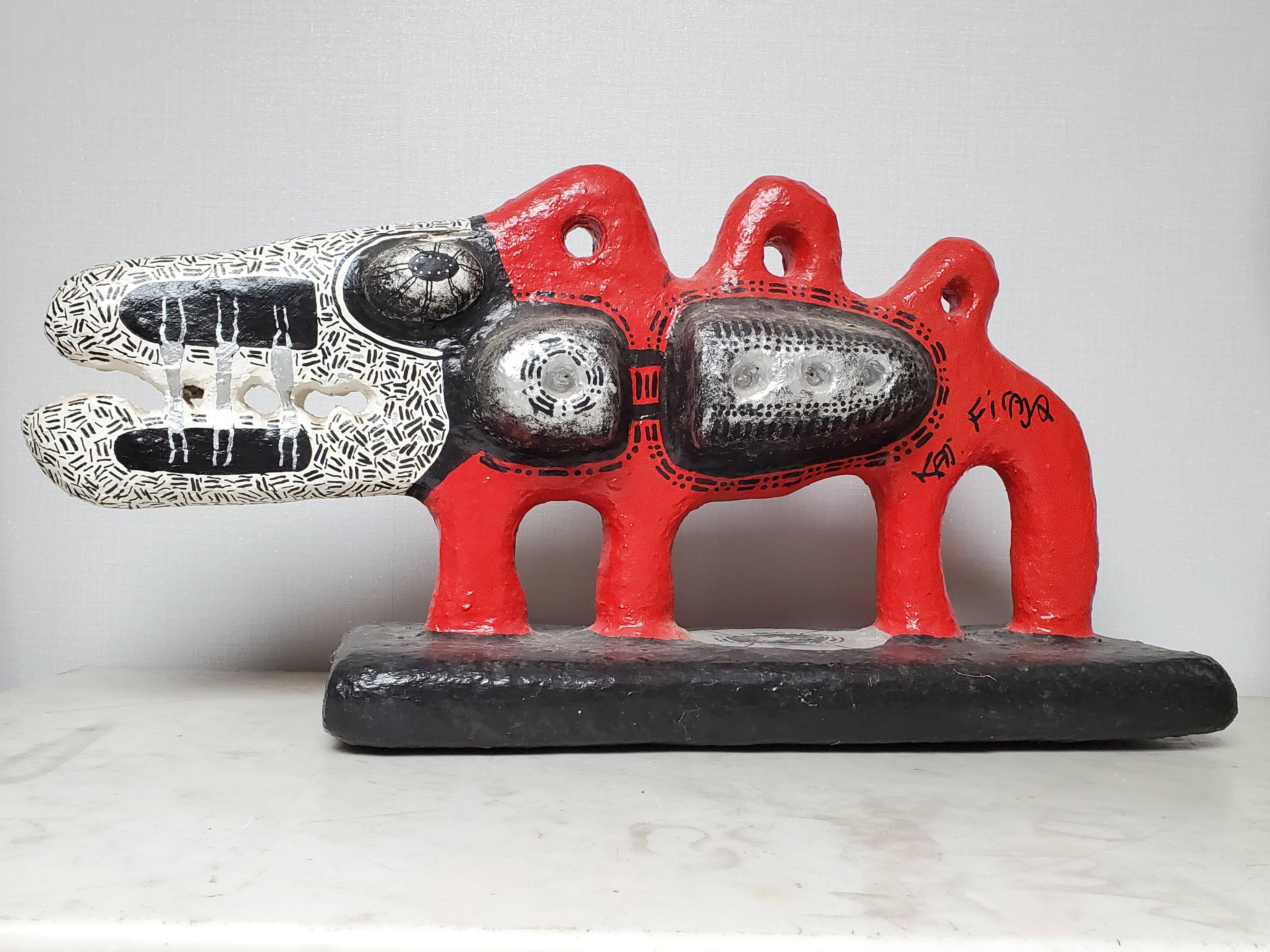 Sculpture papier maché - KAJ - FIKAJA (1959)