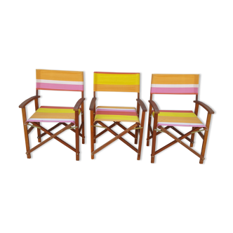 Solid wood director's chairs