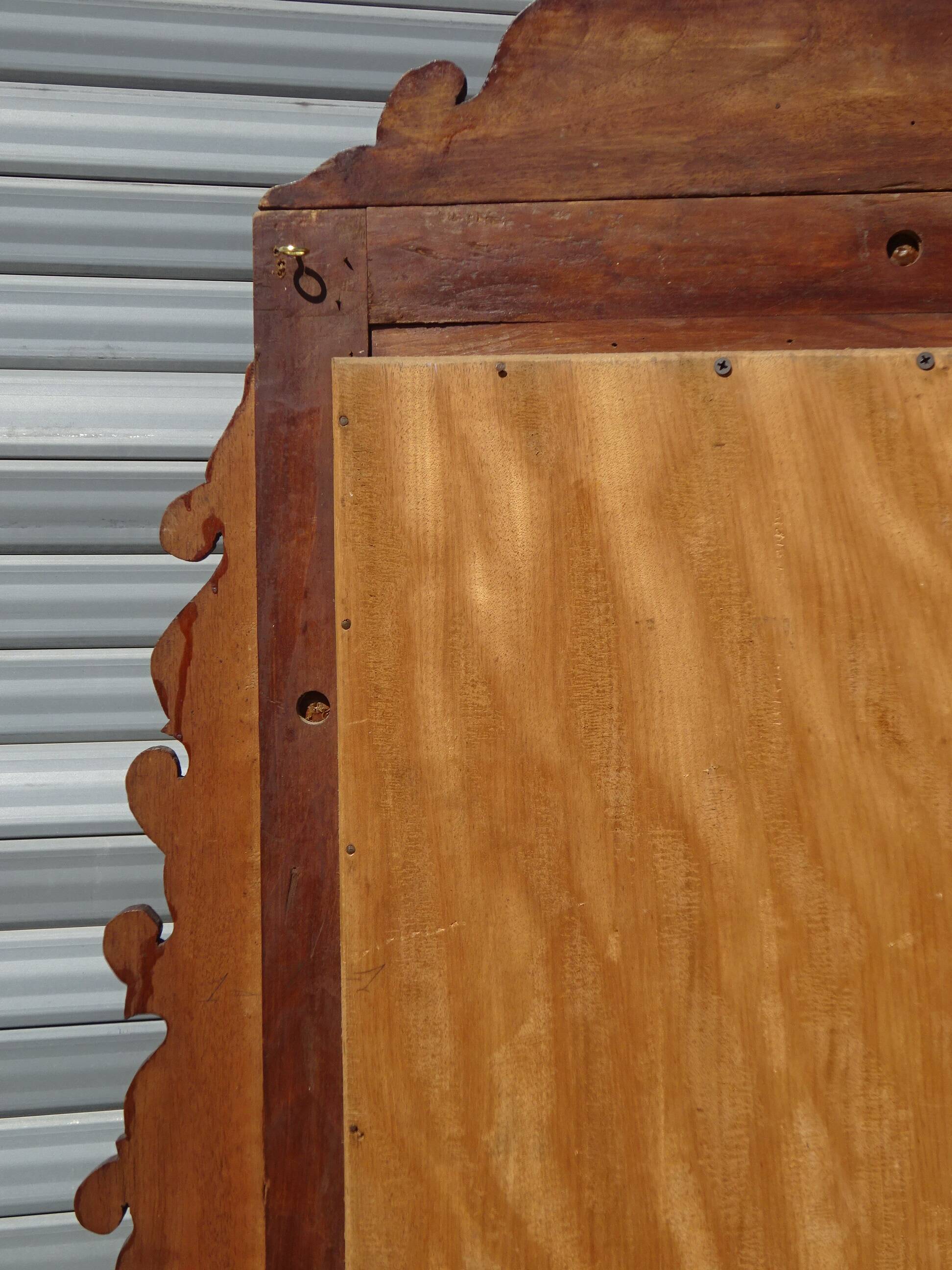Damascus wood coat rack