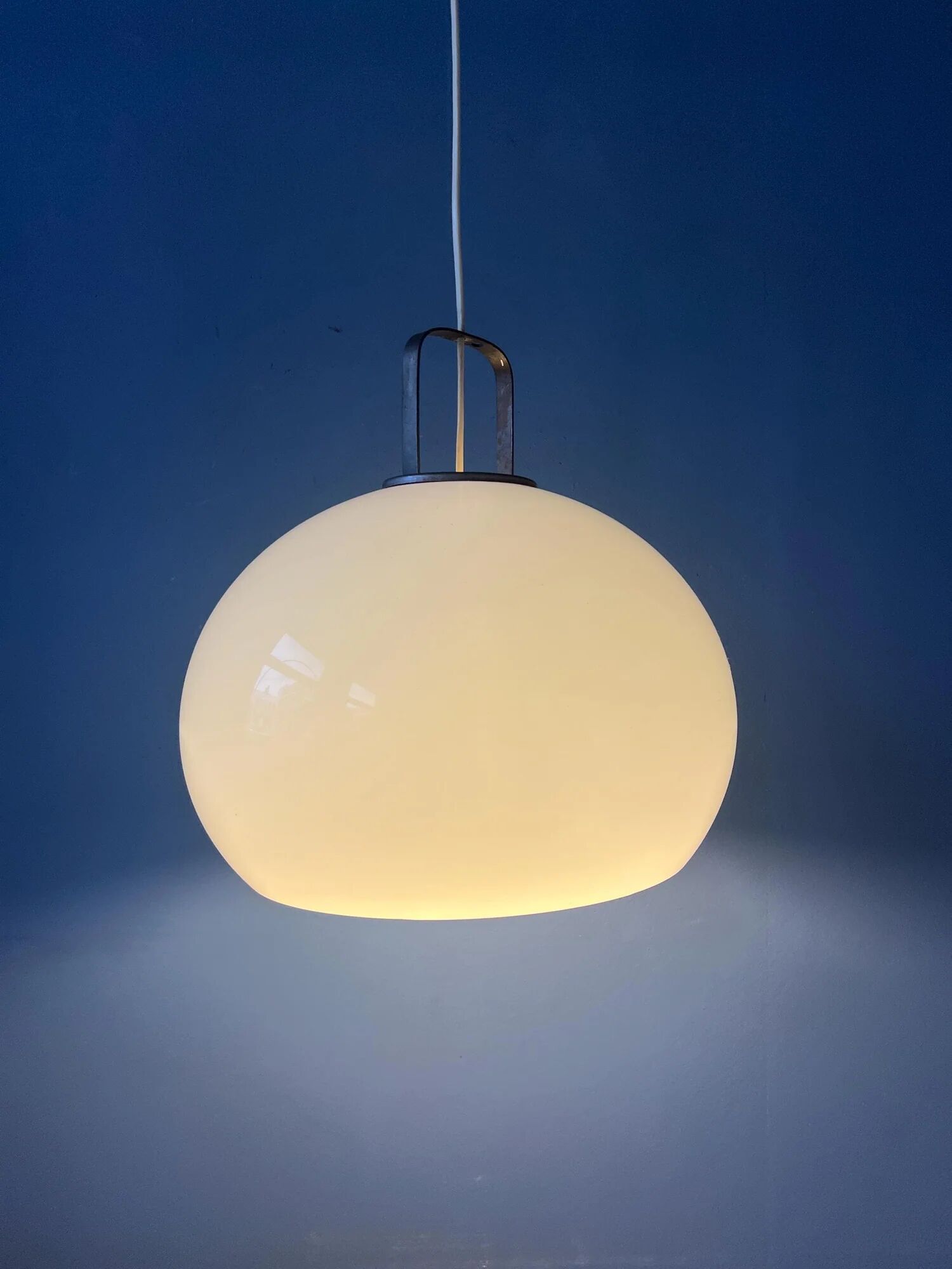 Vintage Guzzini inspired mushroom pendant lamp