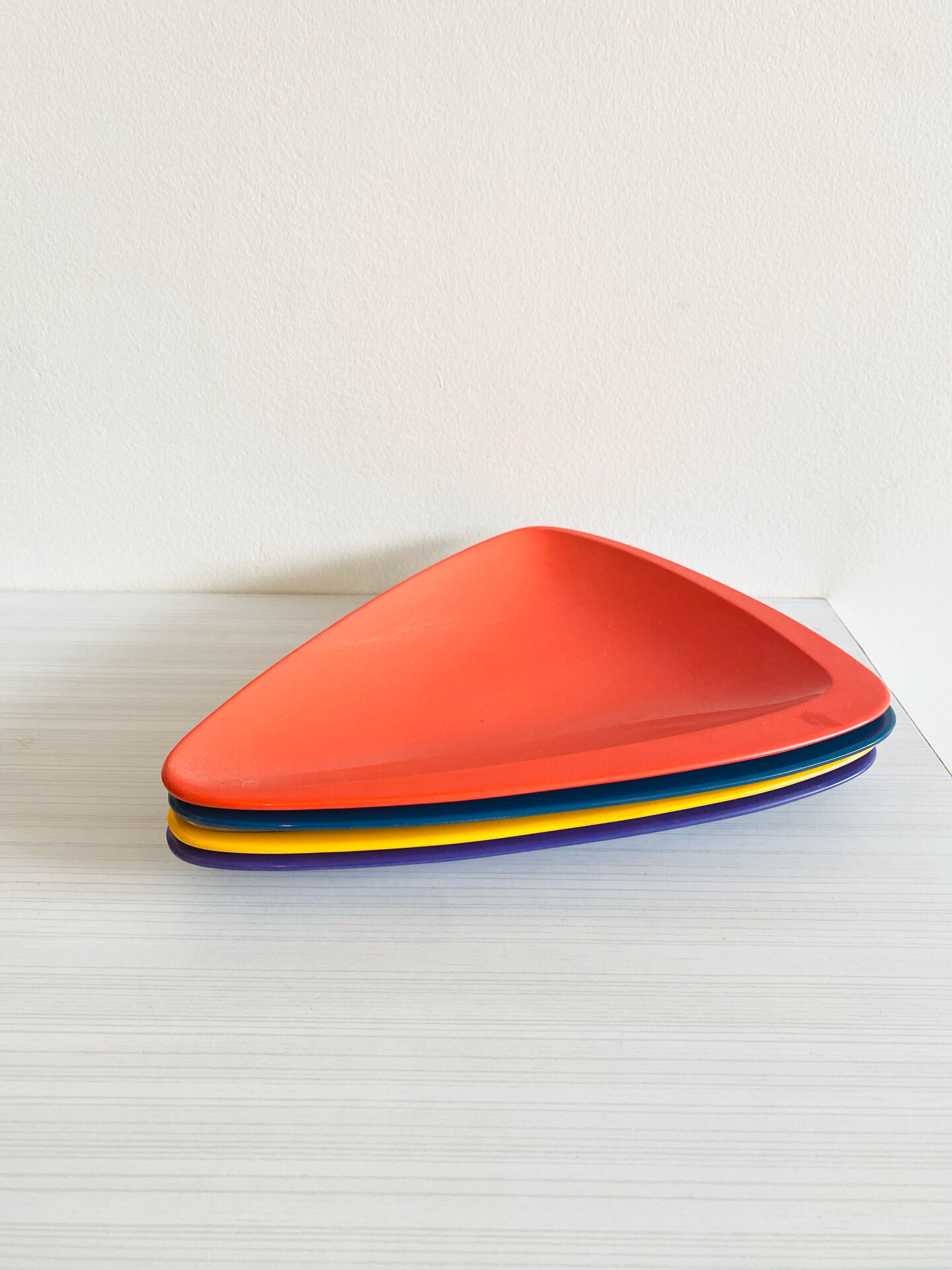 4 assiettes Mepal Service by Rosti design Bent Severin Danemark 70