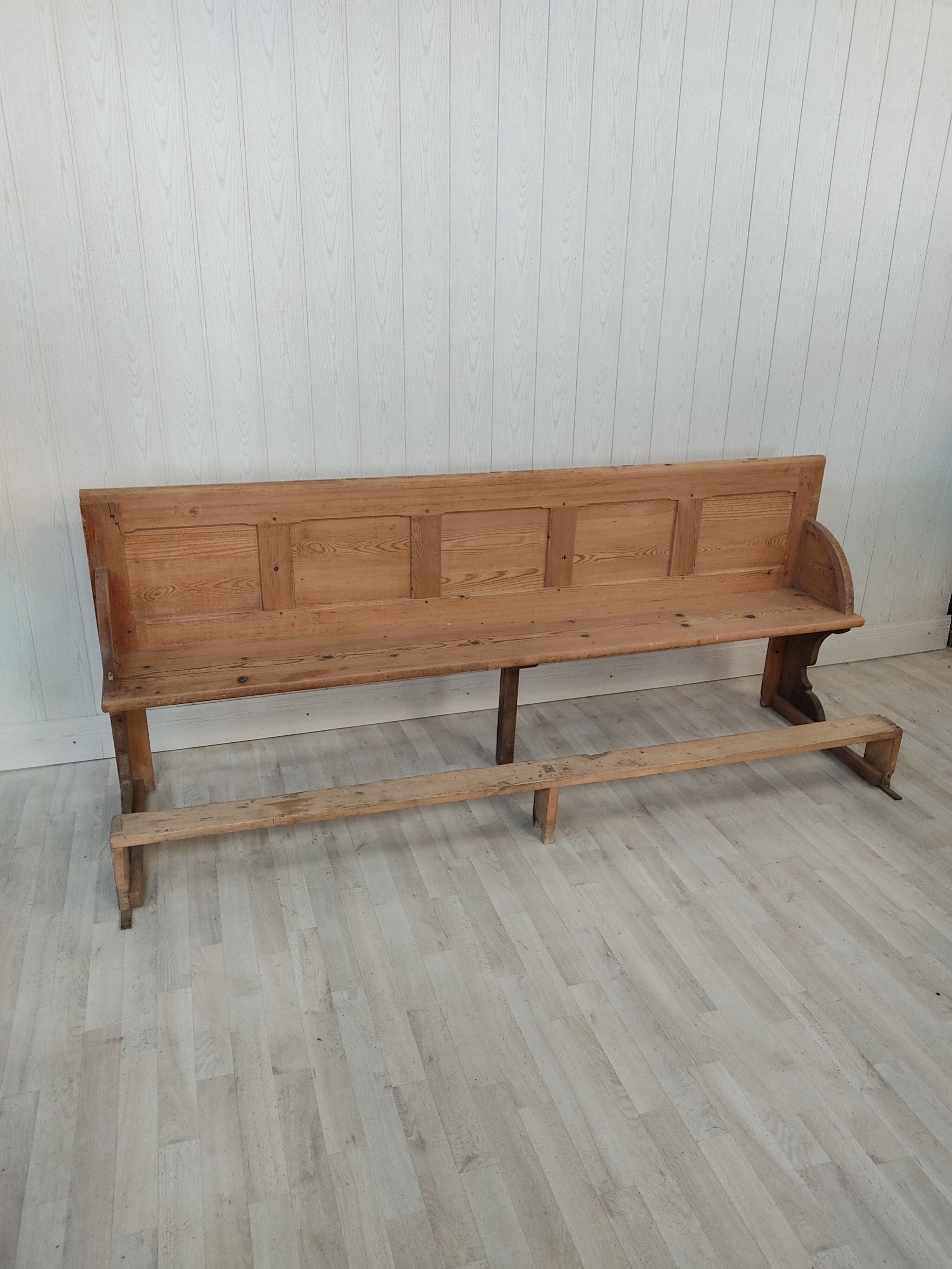 Ancient church bench