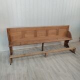 Ancient church bench
