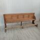 Ancient church bench