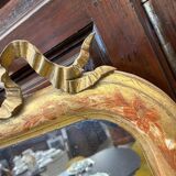 Large antique rectangular mirror