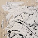 Bachmann, Abstract Composition, Mixed Media, Framed