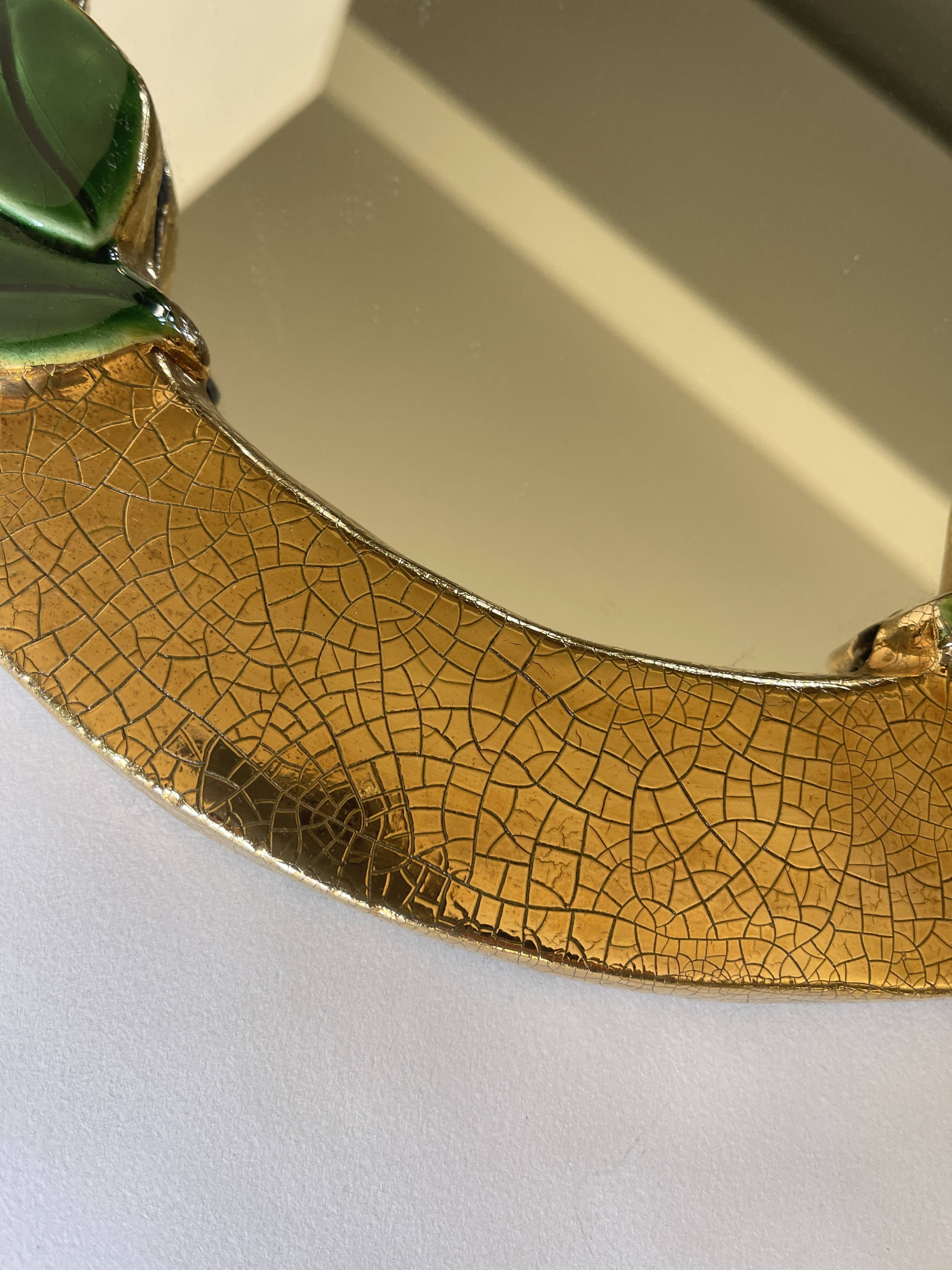 Miroir en céramique de Mithé Espelt