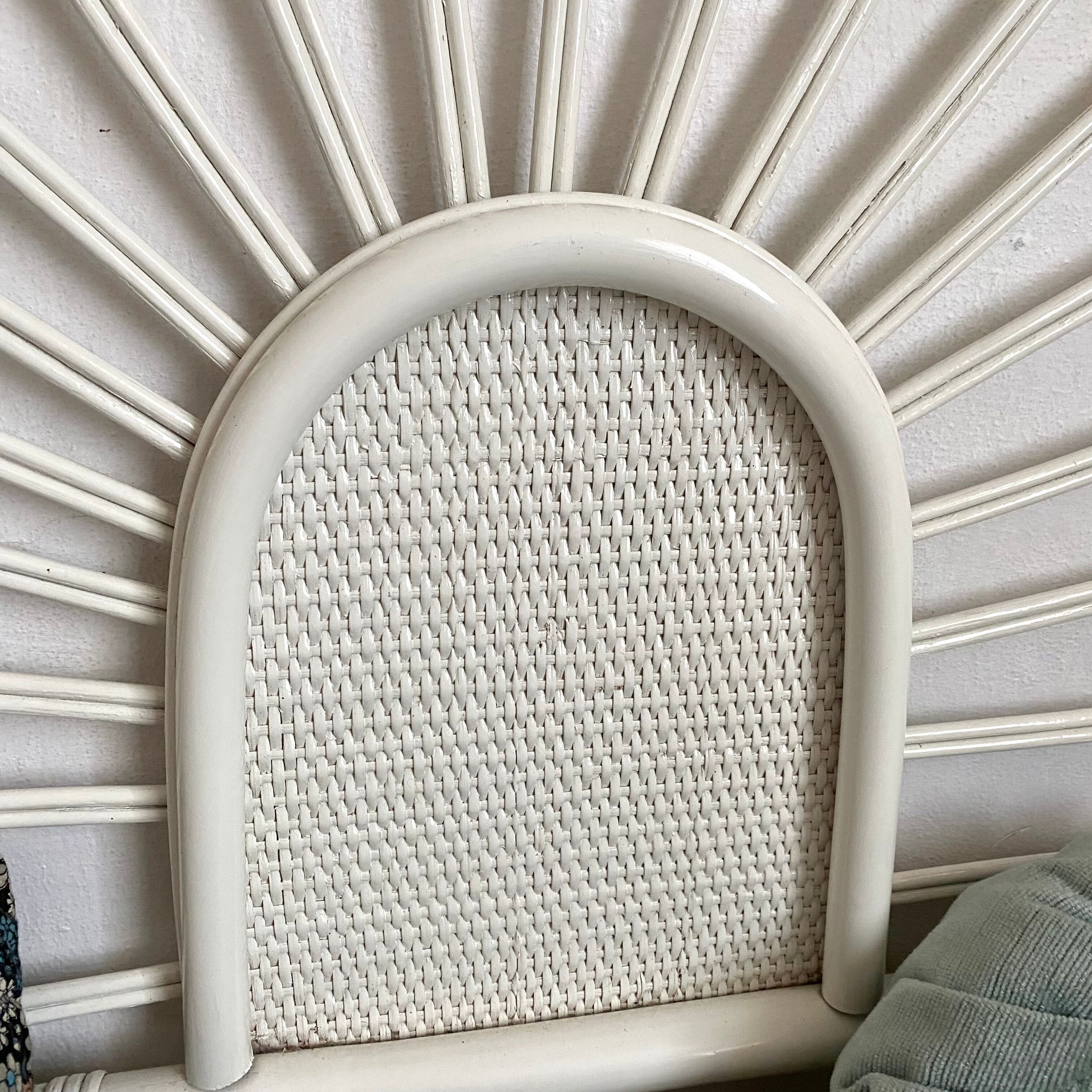 Rattan headboard 1 person