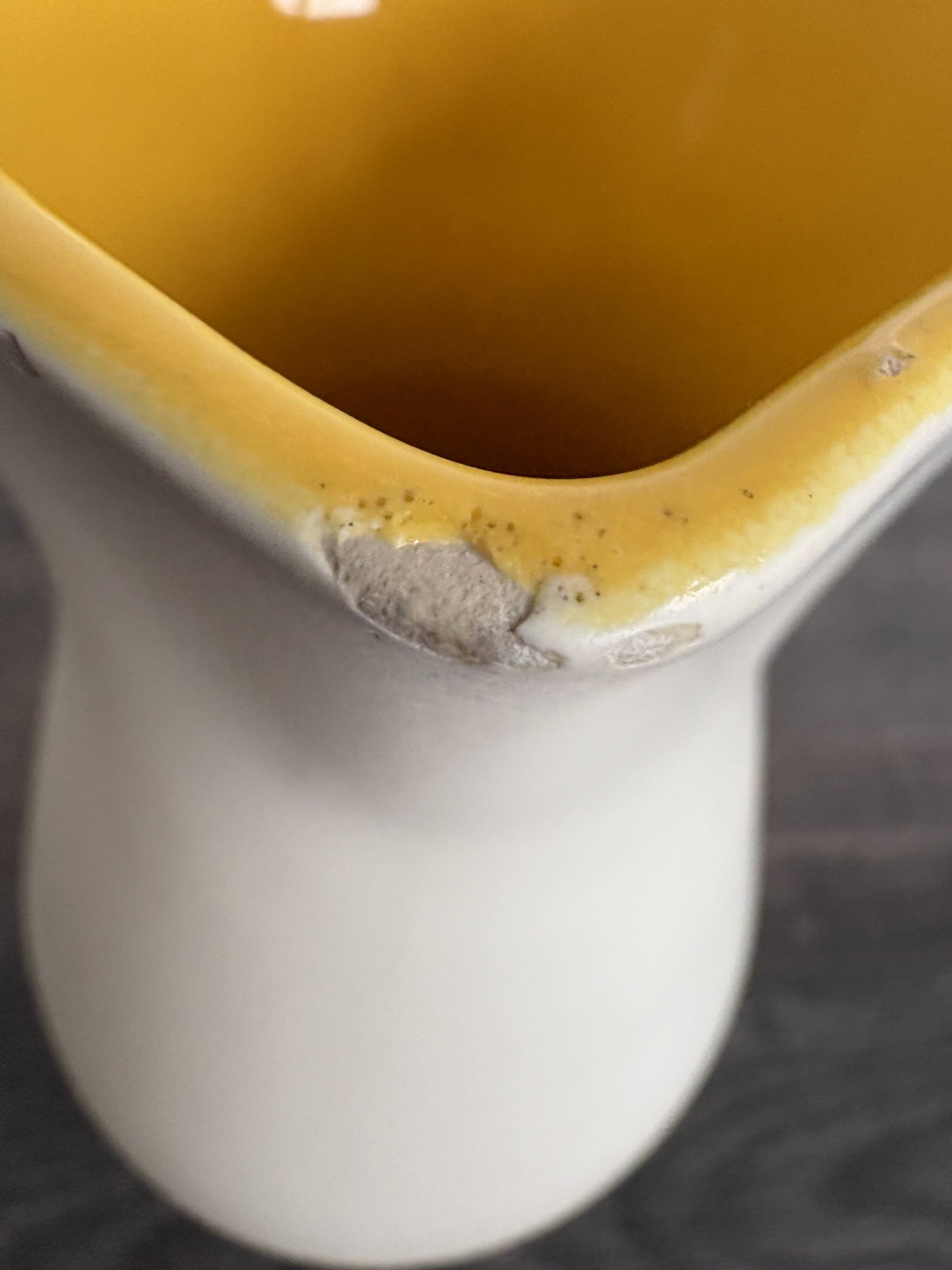 Pichet Saint Clément vintage French ceramic