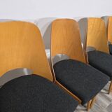 Dining Chairs by Radomir Hoffman for Ton, 1950s, Set of 8