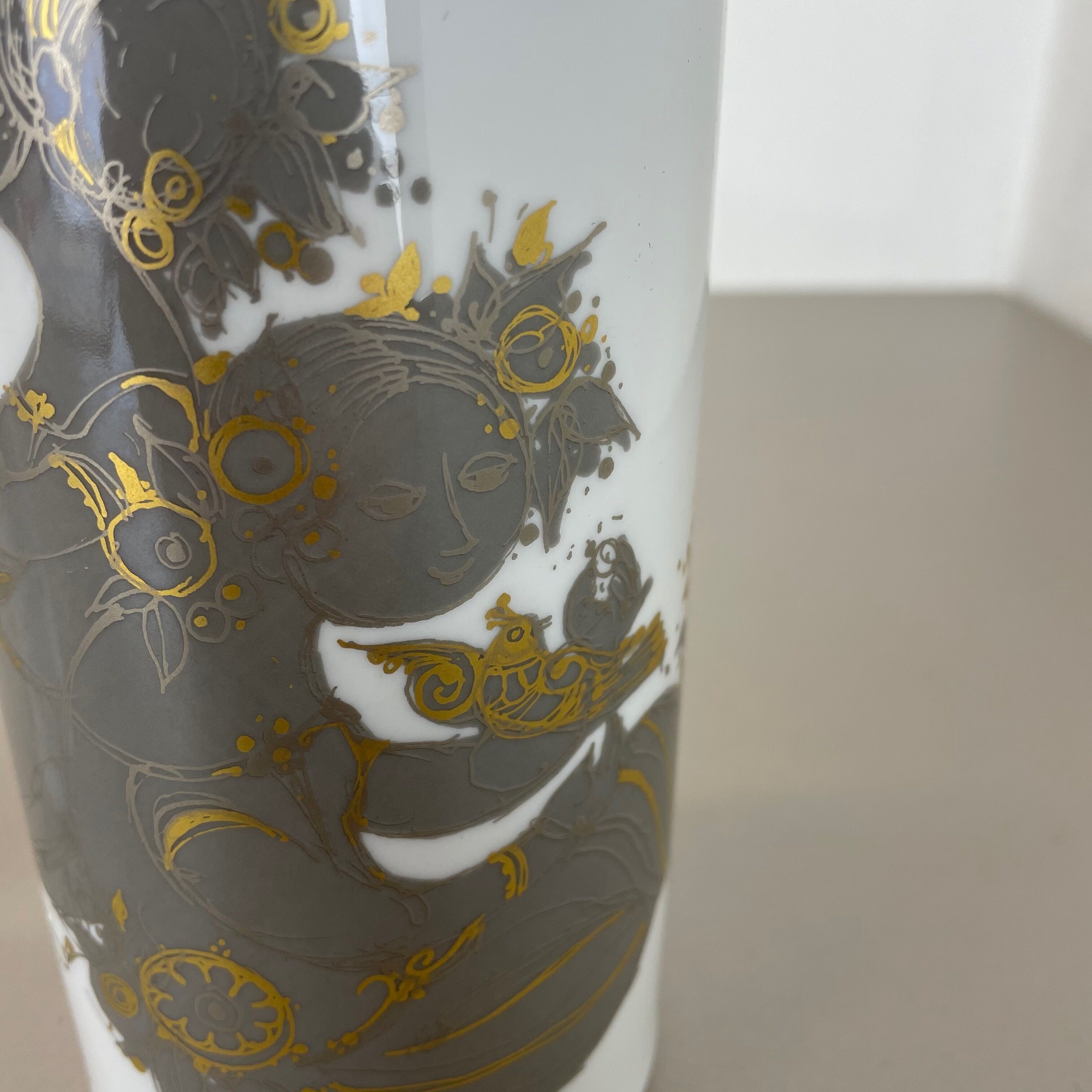 Set of 2 Porcelain Vase by Björn Wiinblad for Rosenthal Studio Line Germany 1970