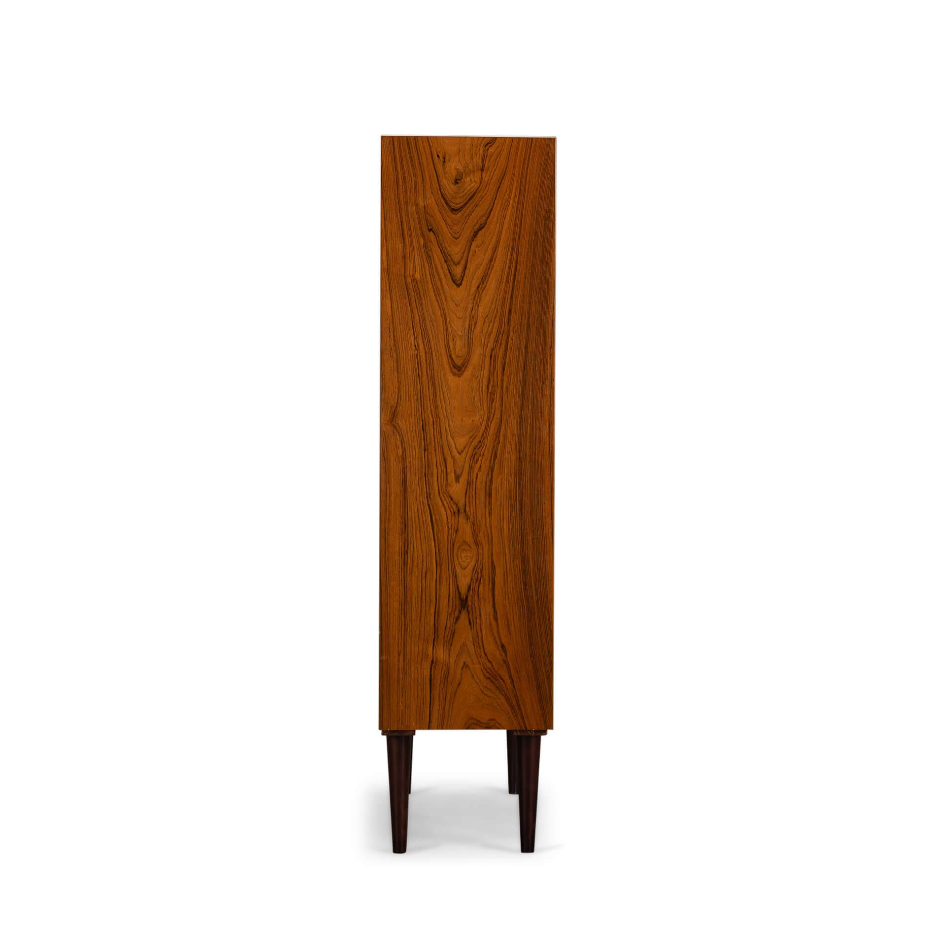 Danish Design Rosewood Bookcase by Hundevad & Co, 1960s